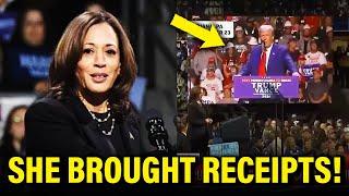 Kamala EXPOSES Trump LIVE at HER Rally