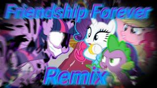 FNF|Friendship Forever Remix but Twilight, Pinkie Pie, Rarity and Spike sing it|Cover|Final Battle