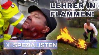 Explosionsgefahr im Chemieraum - Lehrer in Flammen! | Die Spezialisten | SAT.1