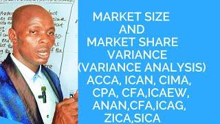 Market size and Market Share Variance (Variance Analysis) Performance Management - CIMA, CPA ICAN