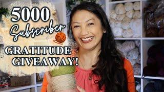 YARN HAUL GIVEAWAY 5000 SUBSCRIBER PARTY | KNIT & CROCHET SUPPLIES For Crochet Business  & Crafters