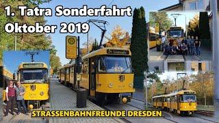 Straßenbahnen  Dresden - 1. Sonderfahrt der Straßenbahnfreunde Dresden