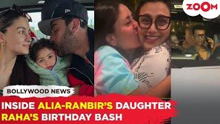 Inside GLIMPSES of Alia-Ranbir Kapoor's daughter Raha's birthday bash: Kareena-Rani & others ATTEND!