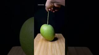 Green mango juice for this hot summer 🫒 #shorts #asmr #asmrfood