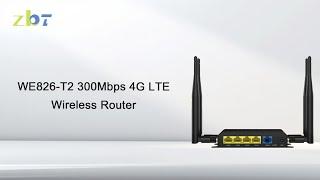 WE826-T2 300Mbps 4G LTE Wireless Router