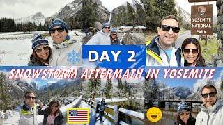 CALIFORNIA VLOG: VISITING YOSEMITE NATIONAL PARK IN WINTER, CA  + SELF GUIDED DRIVING @indaynamo