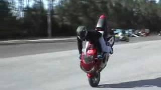 300ft+ Honda 954rr stoppies