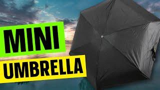  Mini Travel Umbrella with Pouch – Lightweight, Portable & UV Protection! ️