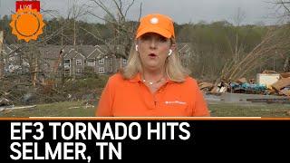 EF3 Tornado Devastates Selmer, Tennessee: "Unrecognizable"