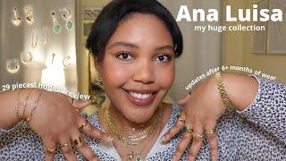 my Ana Luisa jewelry collection (necklaces, bracelets, earrings & rings)