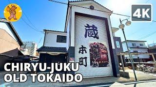 OLD TOKAIDO ROAD PART 39 |  Chiryu-juku 4K Japan Countryside Aichi Walking Tour 池鯉鮒宿旧東海道