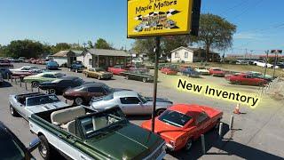 Classic American Hot Rods Maple Motors Inventory Update 9/16/24 Muscle Cars For Sale Deals Rides USA