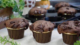 Nama Cream Choco Muffin | No need butter , Oil & baking powder ~Super Moist | Pancake recipe