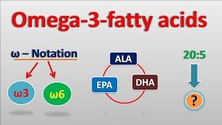 Omega 3 fatty acids || Notation and configuration