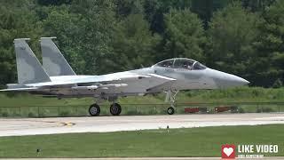 F-15QA Advanced fighter jet demo Spirit of St. Louis 2024