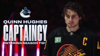 Quinn Hughes Captaincy: Entering Season Two