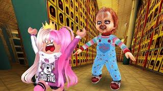 EYRA DIKEJAR PATUNG CHUCKY BERHANTU [ ESCAPE CHUCKY FACTORY ] ROBLOX MALAYSIA