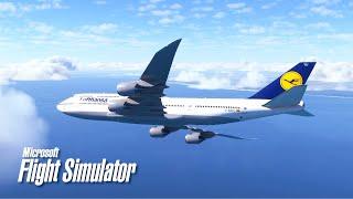 A BUSY ROUTE [RTX 3090]: Lufthansa LH 400: Frankfurt  New York in MSFS 2020