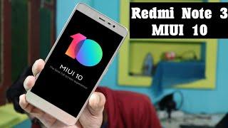 Redmi Note 3, MIUI 10