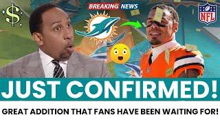 JUST HAPPENED! THIS IS BIG! MY GOD! GREAT MOVE! "THINGS JUST GOT VERY INTERESTING FOR DOLPHINS" NFL