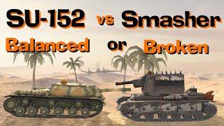 WOT Blitz Face Off || SU-152 vs Smasher