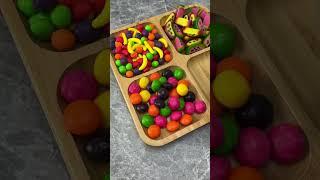 Filling platter with Candy , Gummy and more sweets | ASMR [no talking]