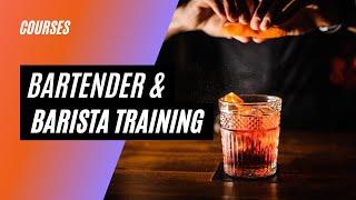 Bartender Barista Training online course #barista #bartender #coffee #cocktails