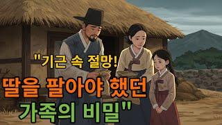 21" 딸을 판 부모의 눈물" //조선시대 대기근, 사랑과 생존 사이에서 부모가 택한 절박한 선택.하지만 몇 년 후, 그 결정은 더 깊은 절망과 슬픔만 남겼다…