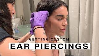 Getting Custom Ear Piercings // Brittany Xavier