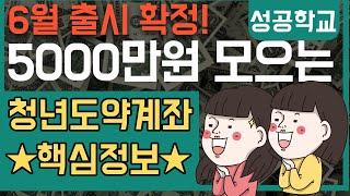 목돈 5천만원 모으는 청년도약계좌의 모든것!!