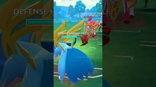 LvL 50 Crowned Form Shiny (Zacian vs Zamazenta) in Pokemon GO.