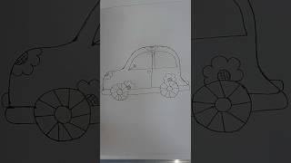 How To Draw A Cute Car 