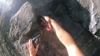 Pitch One of The Glass Menagerie 5.13 (C2) ~ Aid Climb Looking Glass, NC