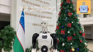 O'zbekistondagi ilk gapiradigan robot / первый говорящий робот / robot humanoid of Uzbekistan