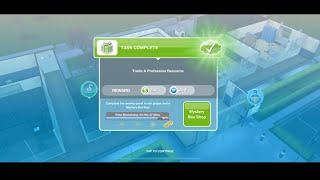 Sims FreePlay Weekly Task Trade a Profession Resource