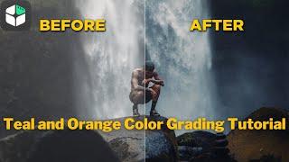 Teal and orange color grading tutorial in Filmora