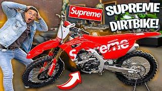 BRAND NEW 2020 SUPREME HONDA CRF250 ! (HYPE BEAST DIRT BIKE) | BRAAP VLOGS