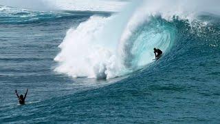 Solid 12 Foot Pipeline and this Surfer Pushes the Limits