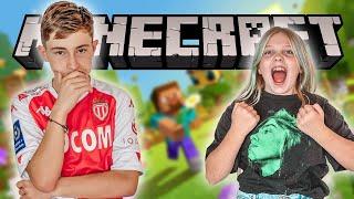 SURVIE MINECRAFT AVEC MA SOEUR ( Elle m'épuise .. )