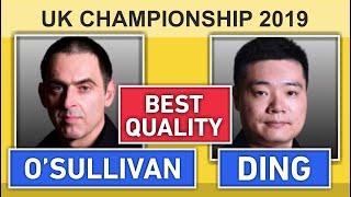 Ronnie O'Sullivan v Ding Junhui | UK Snooker Championship 2019 HD 50 fps