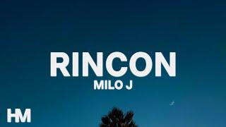 MILO J - RINCON (Letra/Lyrics)