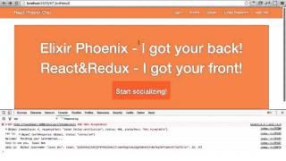 React&Redux Registration and Chat system with Elixir Phoenix - Part 4