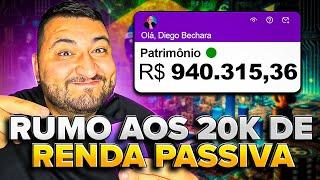 CHEGAMOS NO PRIMEIRO MILHÃO! | Rumo aos R$20.000 de Renda Passiva #25