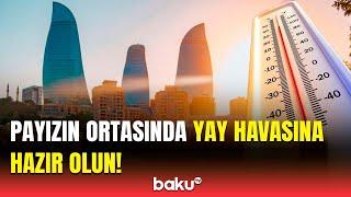 Sabah 28 dərəcə isti olacaq | Yay geri qayıdır