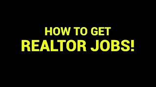 How to get REALTOR JOBS IN JUNK REMOVAL!