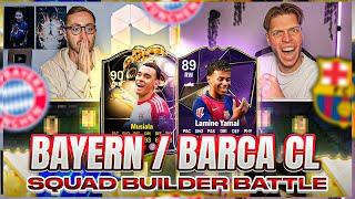 BARCELONA vs BAYERN MÜNCHEN CHAMPIONS LEAGUE Squad Builder Battle 