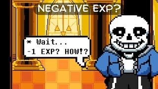 What Happens if Sans Judges You with -1 EXP?