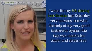 HR Truck Licence Review NSW, Payless Truck Driving School