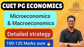 CUET PG ECONOMICS 2025 MicroEconomics & Macroeconomics Strategy️Full Syllabus & Must Read books 