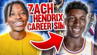 Zach Hendrix Career Simulation in NBA 2K21... a new goat